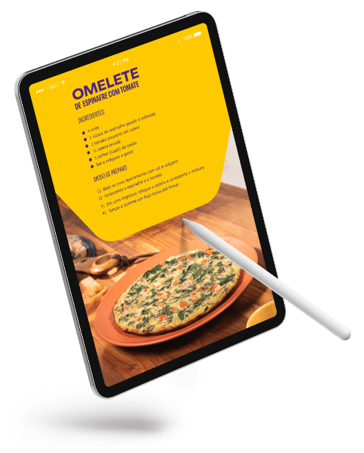 Livro de receitas saudáveis